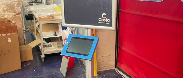 Vinilado display pie